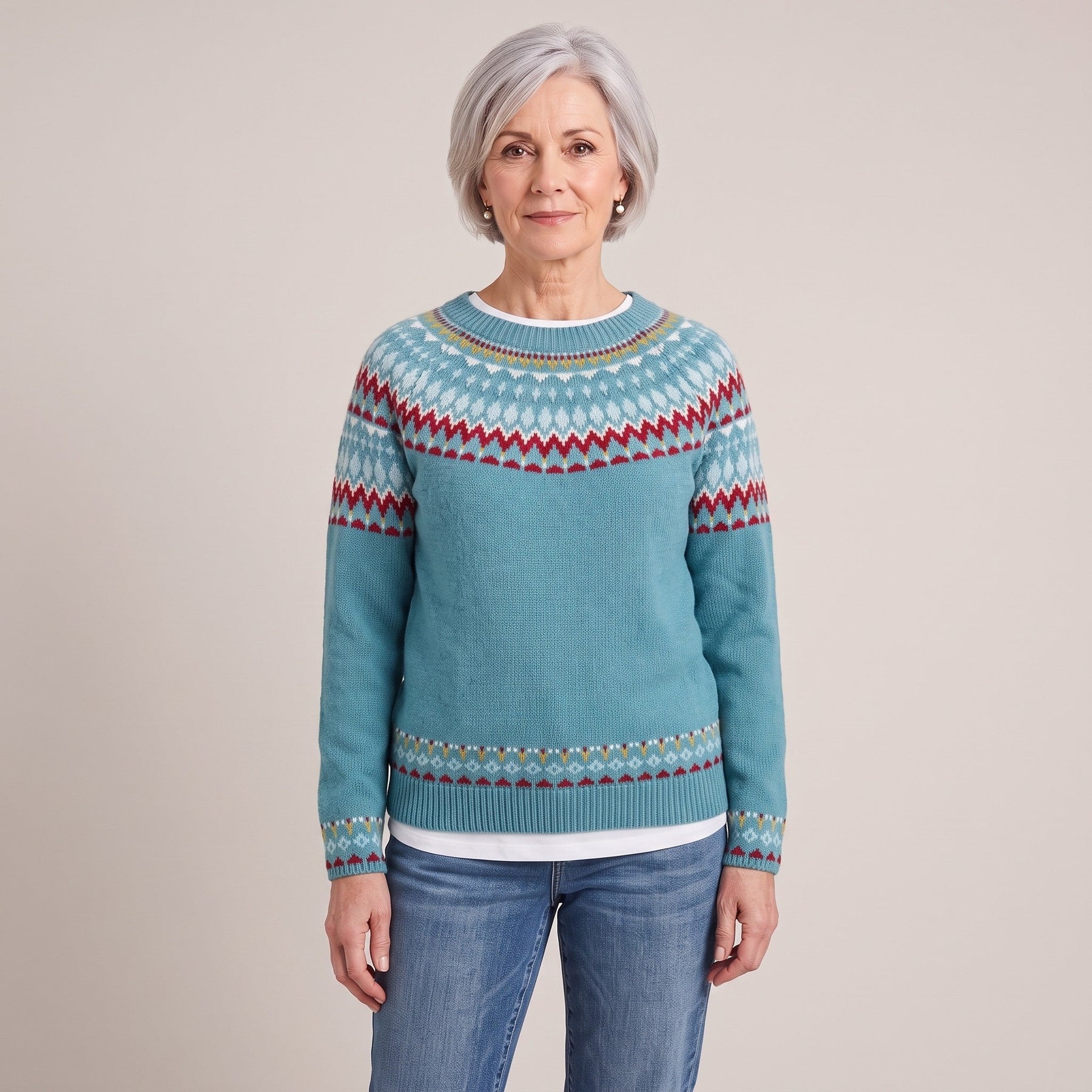 Cordelia™ — Nordic Fair Isle Sweater