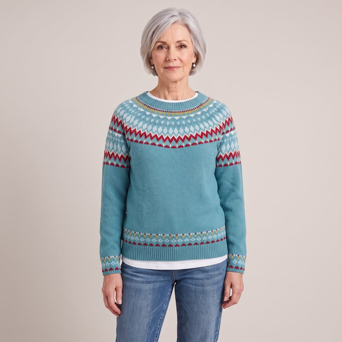Cordelia™ — Nordic Fair Isle Sweater