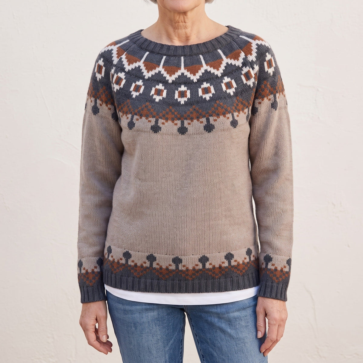 Bernadette™ — Nordic Knit Jumper
