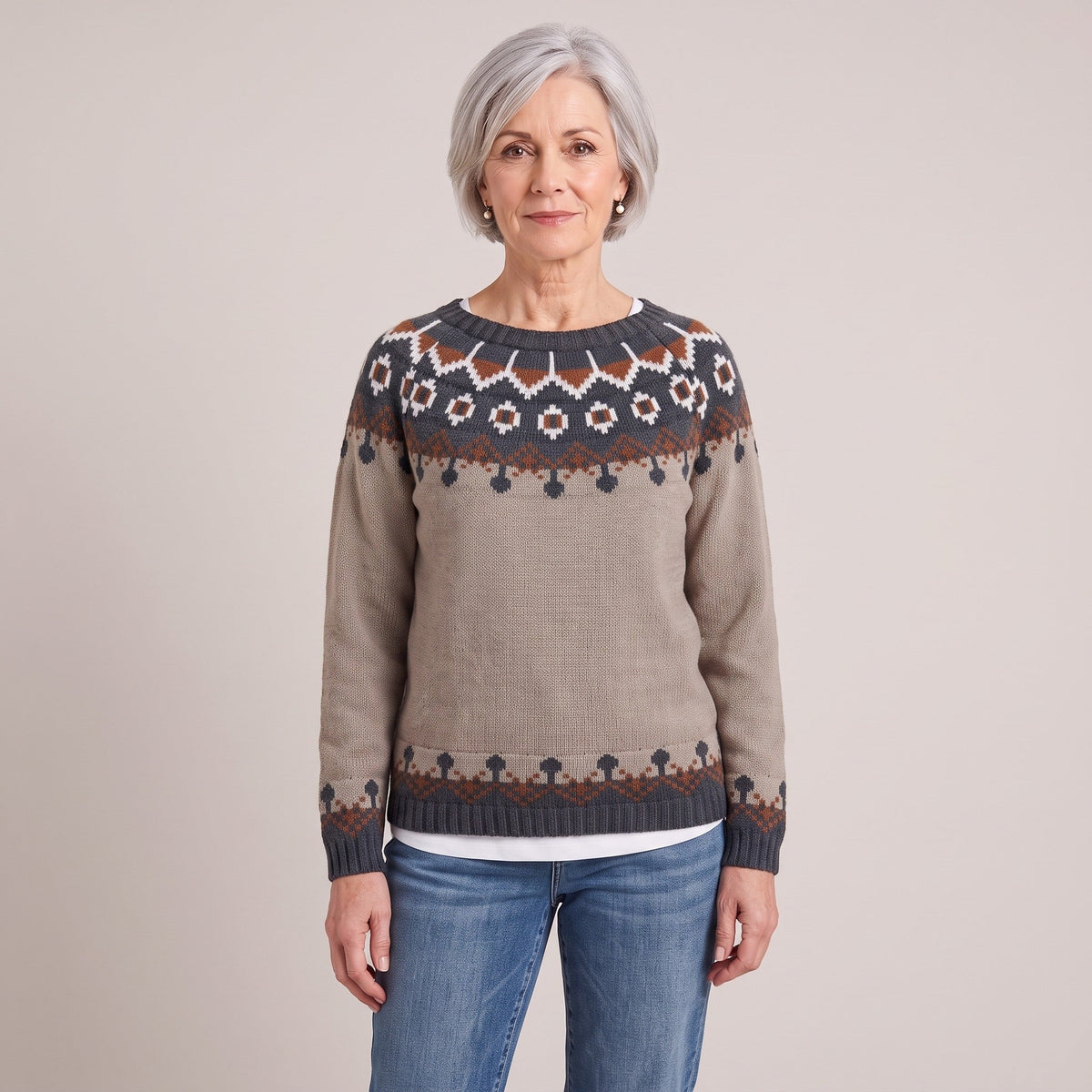 Bernadette™ — Nordic Knit Jumper