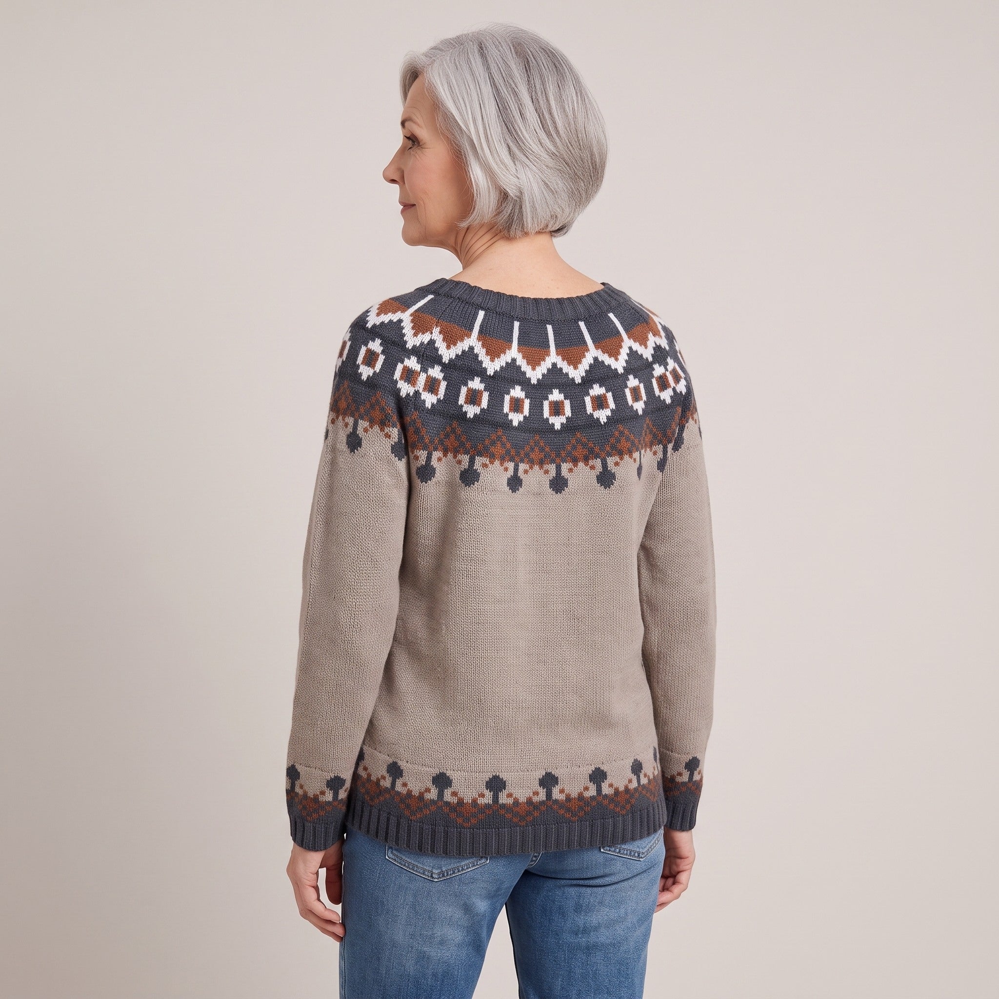 Bernadette™ — Nordic Knit Jumper