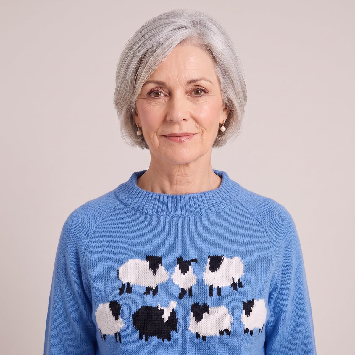 Adelaide™ — Sheep Motif Sweater