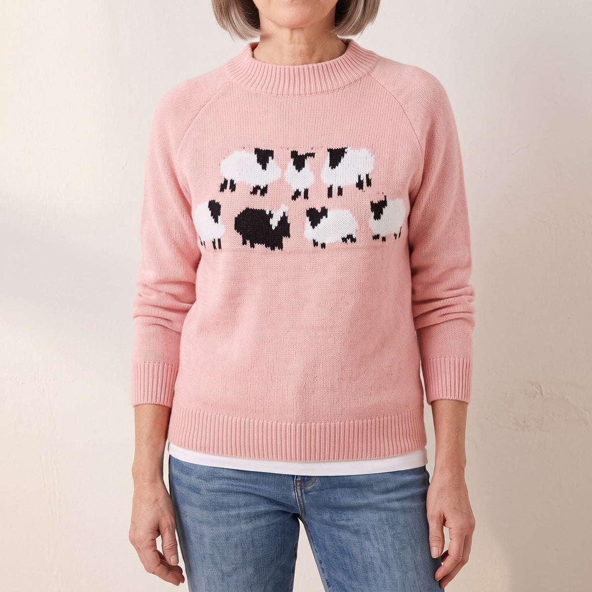 Harriet™ — Sheep Motif Sweater