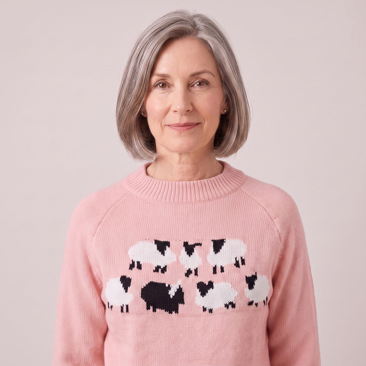 Harriet™ — Sheep Motif Sweater