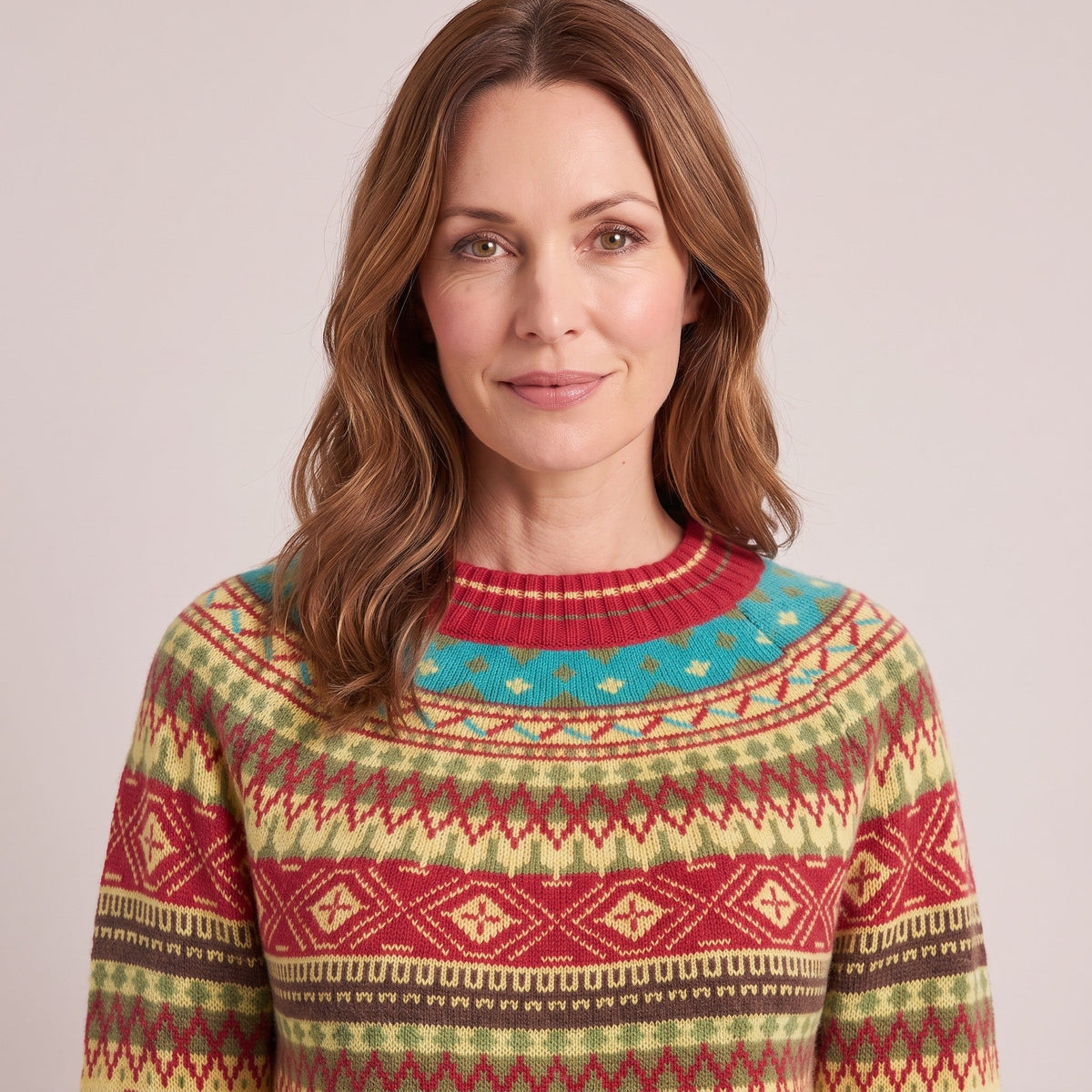 Naomi™ — Nordic Snowflake Sweater