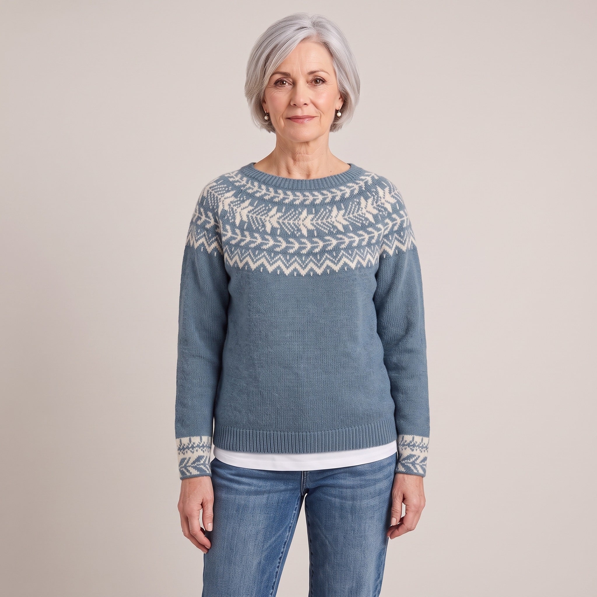 Odette™ — Nordic Knit Jumper