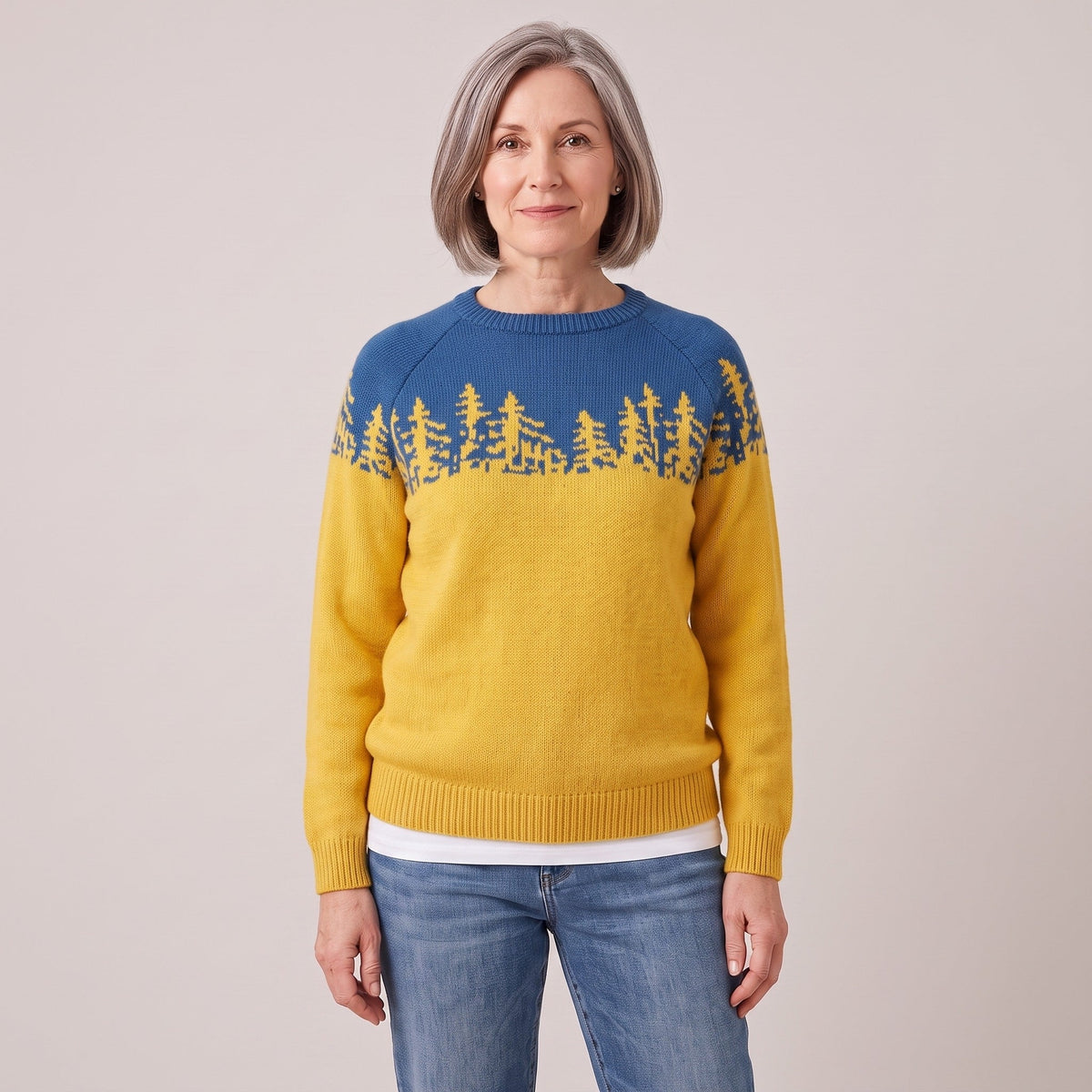 Charlene™ — Forest Knit Sweater