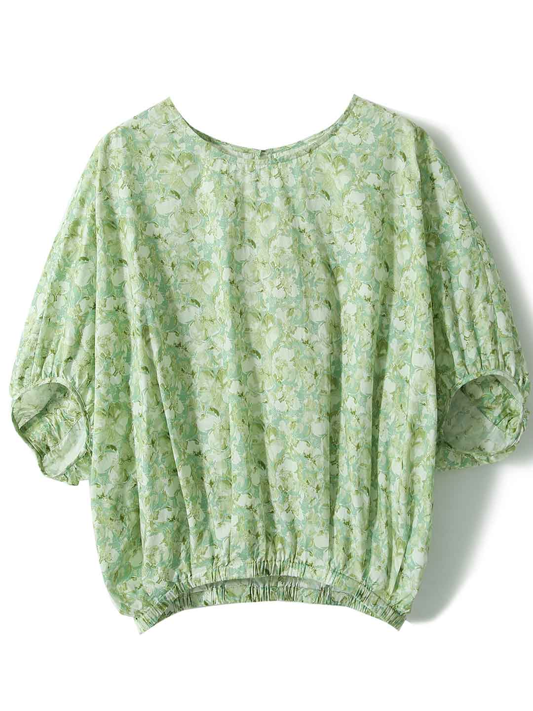 Maya | Casual Back Bow Printed Blouse