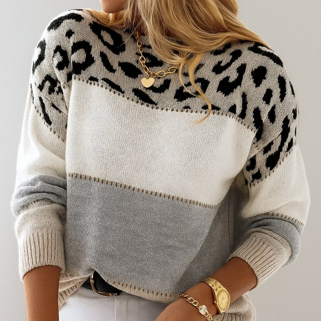 Sofia | Leopard Print Casual Sweater