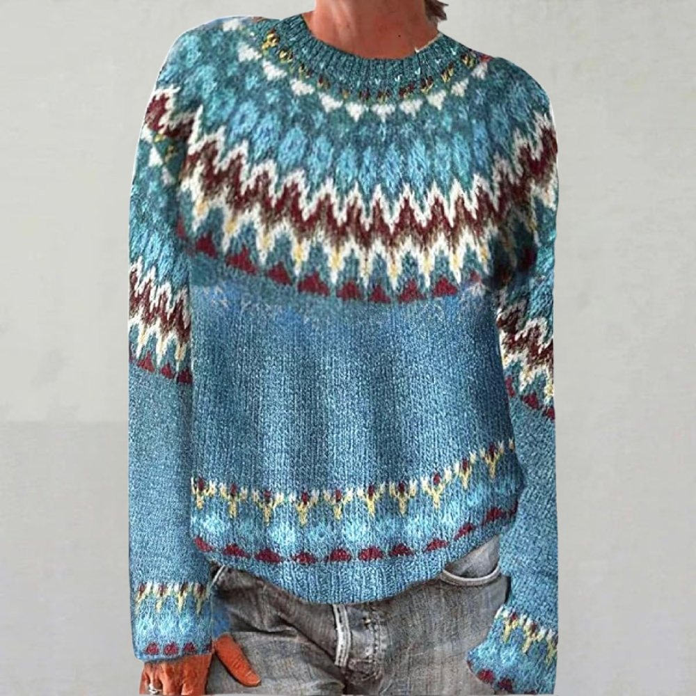 IRIS | Nordic Fair Isle Wool Jumper
