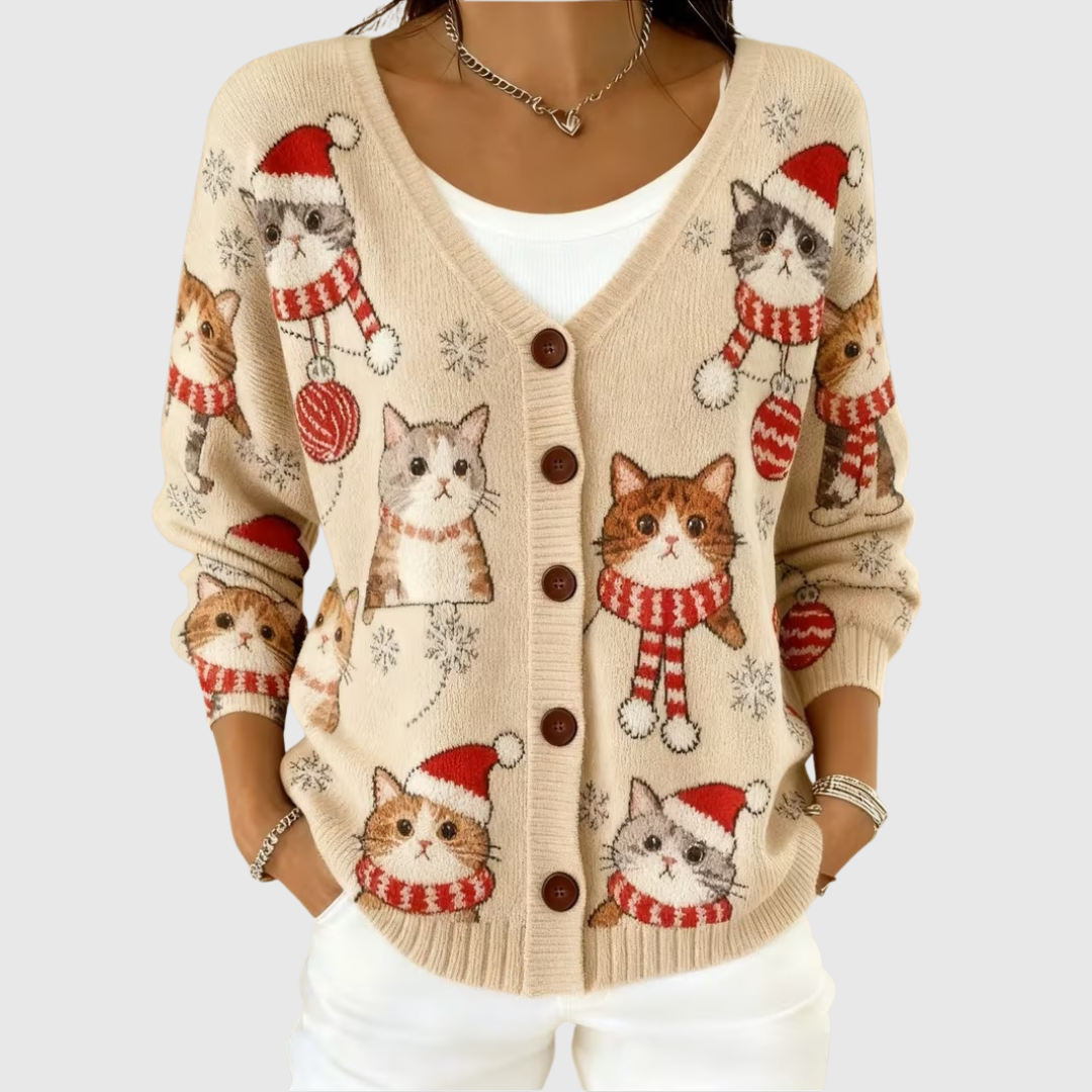 Alma | Buttoned Knit Cardigan