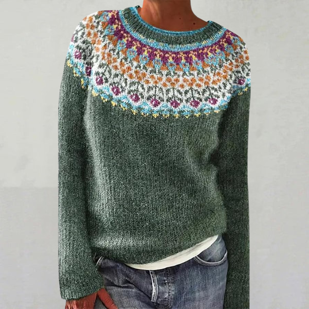 FERN | Nordic Fair Isle Wool Jumper