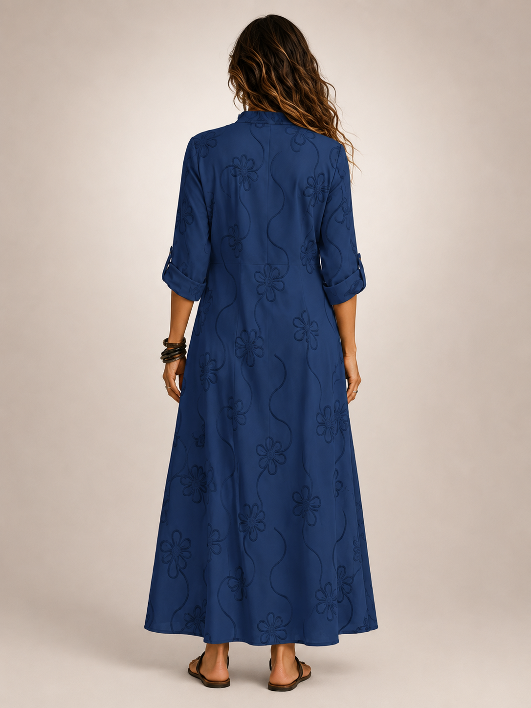 Merle Tummy-Concealing Floral Summer Dress