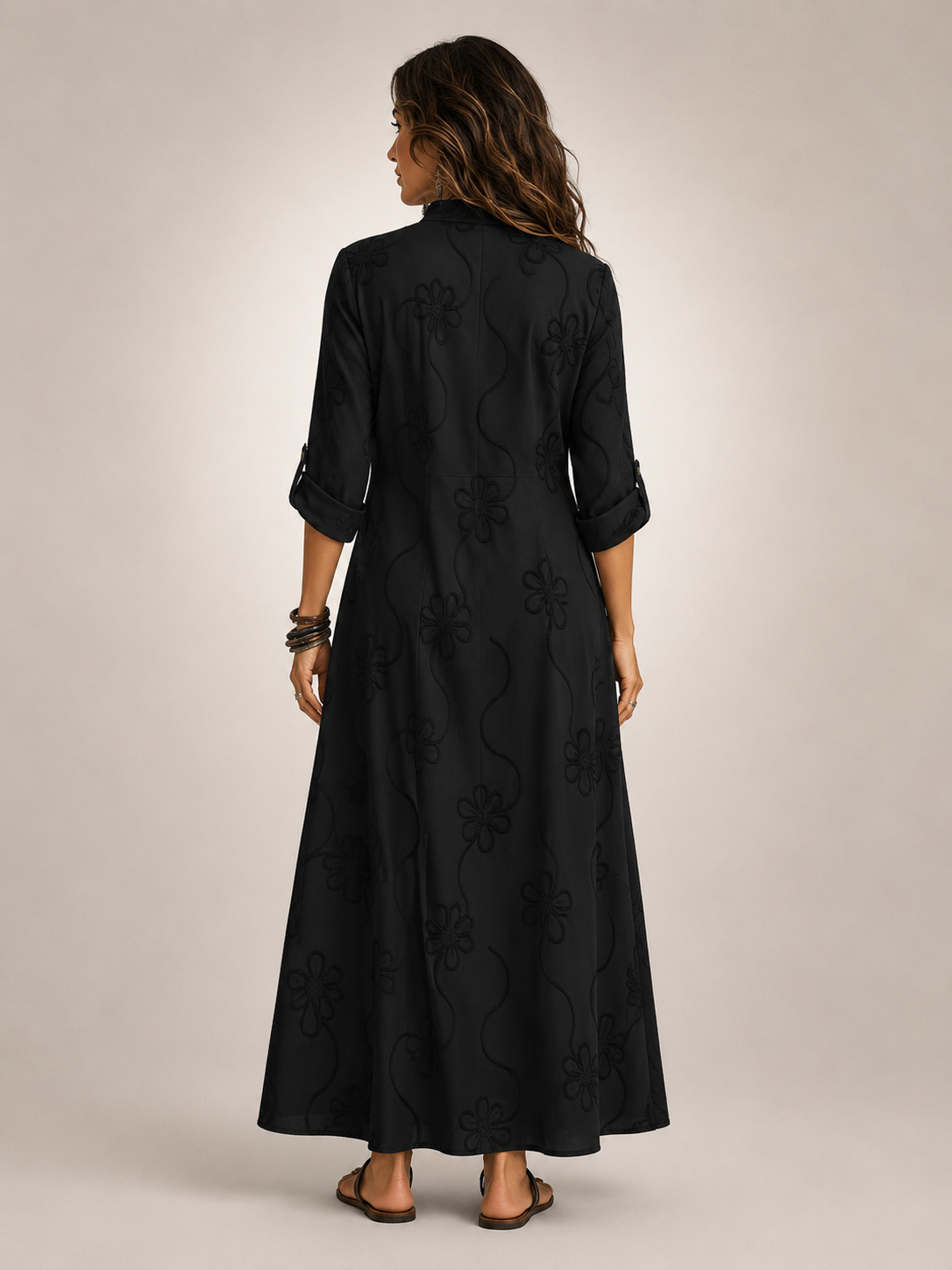 Merle Tummy-Concealing Floral Summer Dress