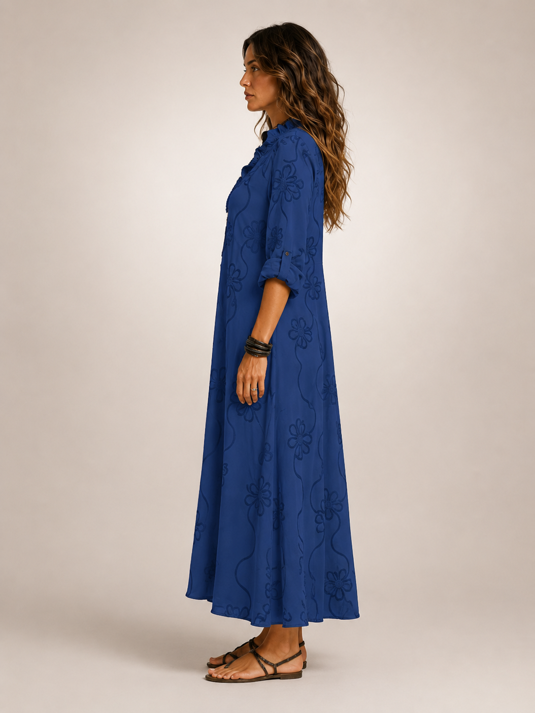 Merle Tummy-Concealing Floral Summer Dress