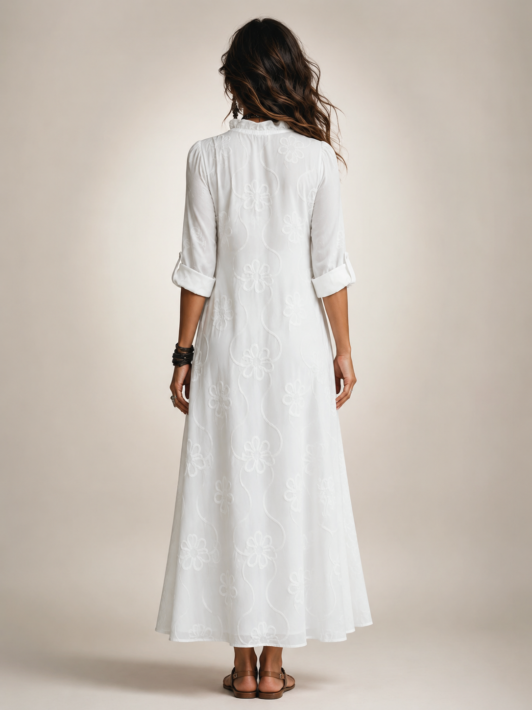 Merle Tummy-Concealing Floral Summer Dress