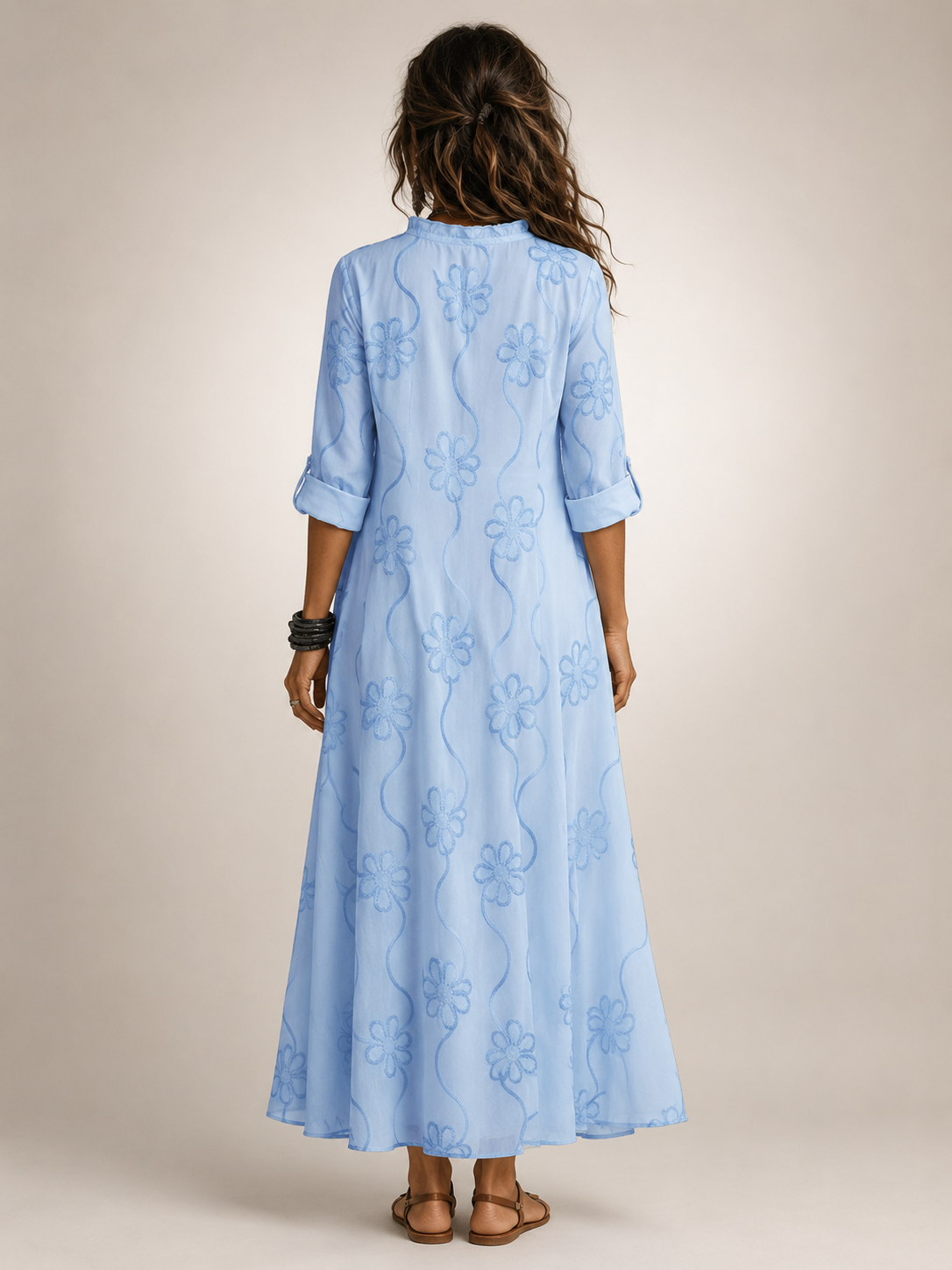 Merle Tummy-Concealing Floral Summer Dress