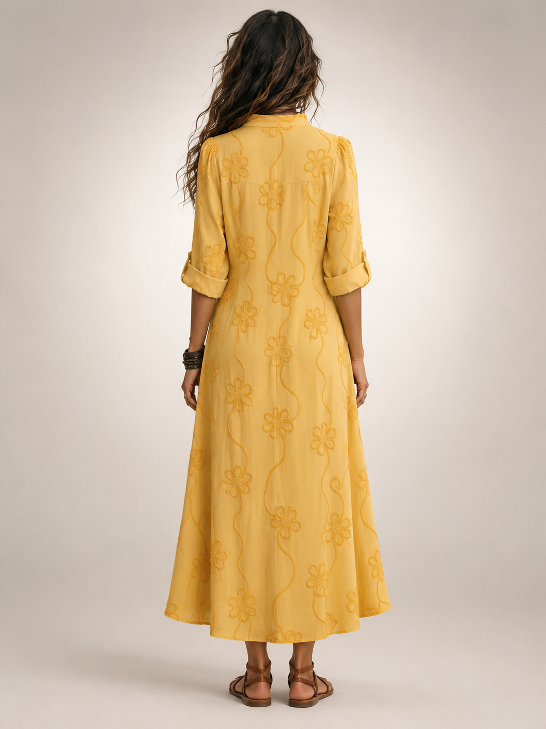 Merle Tummy-Concealing Floral Summer Dress