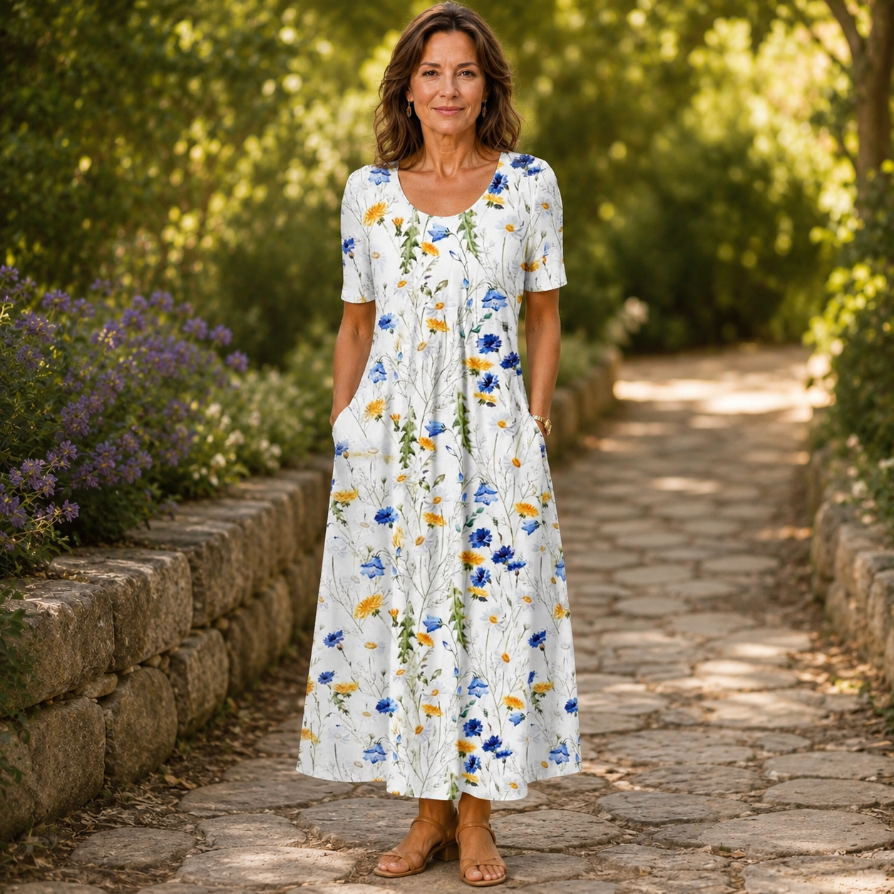 Georgina | Elegant Dress With Tummy Coverage