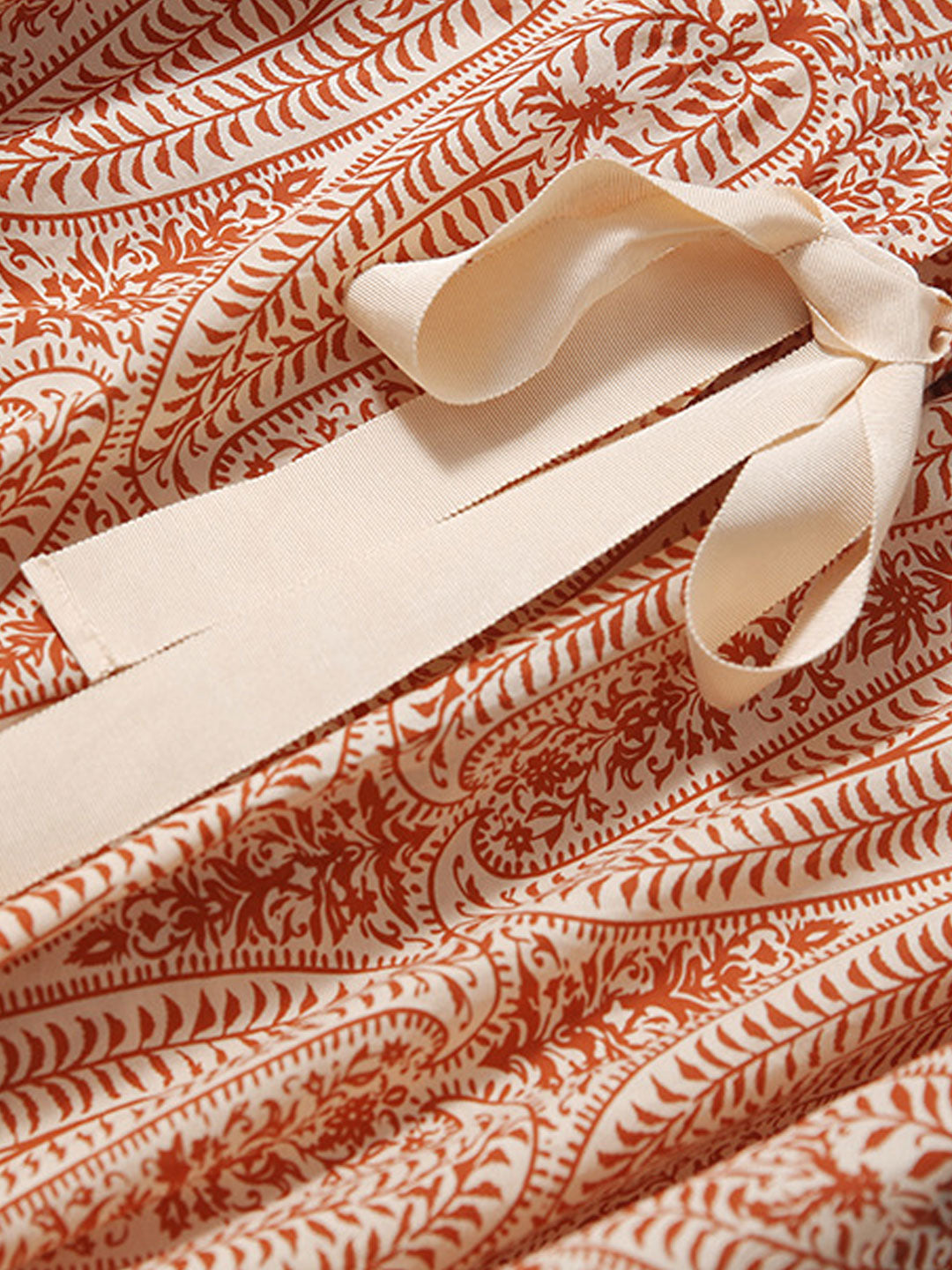 Maya | Casual Back Bow Printed Blouse