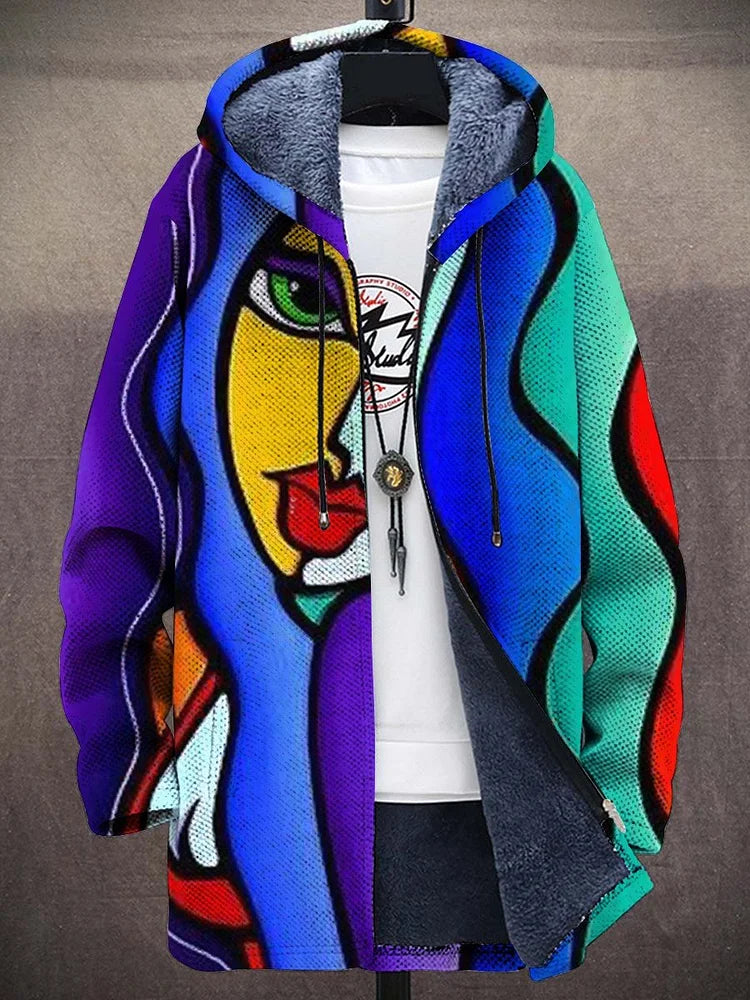 Denise | Artistic Hooded Cardigan