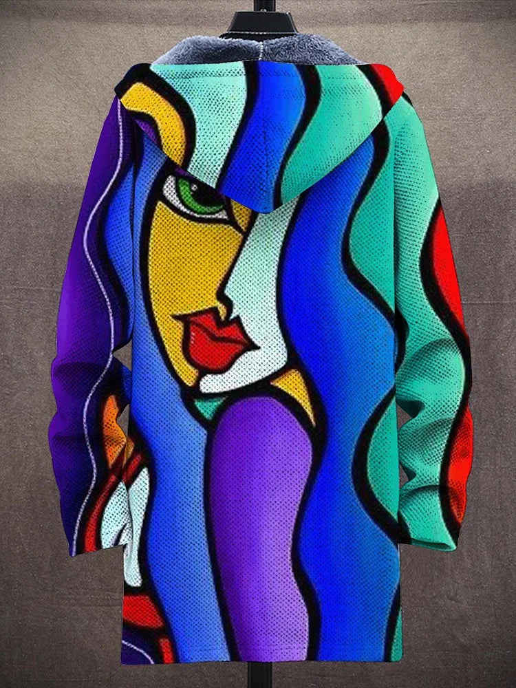 Denise | Artistic Hooded Cardigan