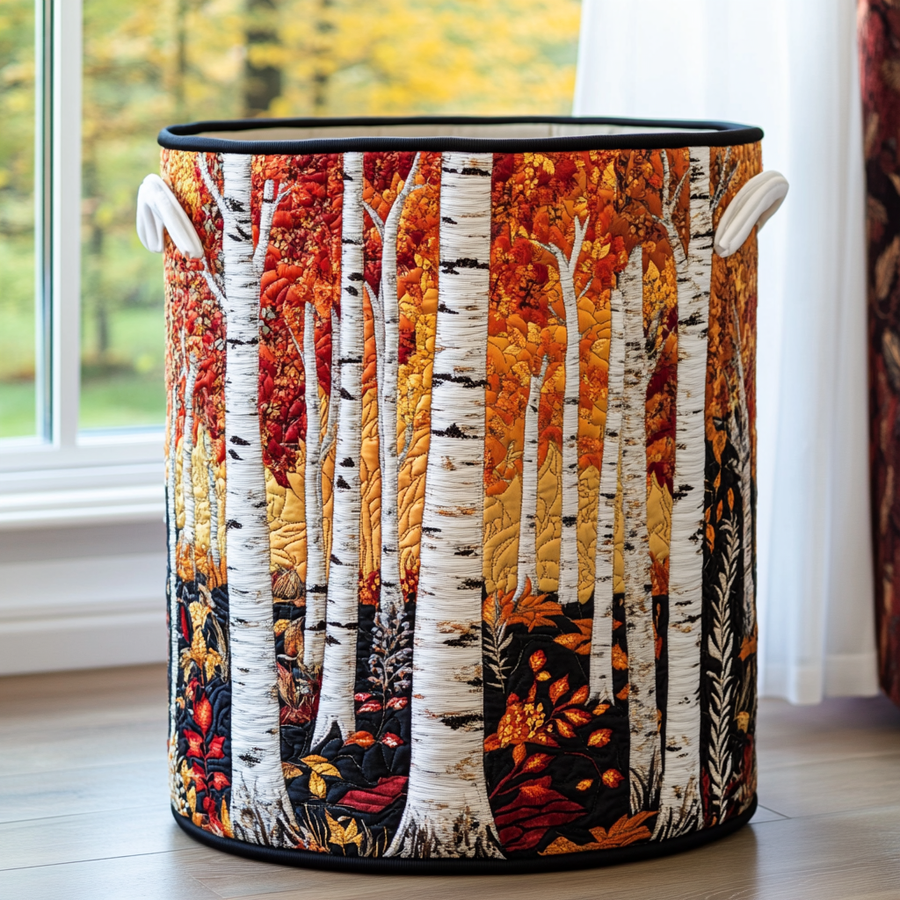 Tilda™ Woodland Quilted Laundry Basket
