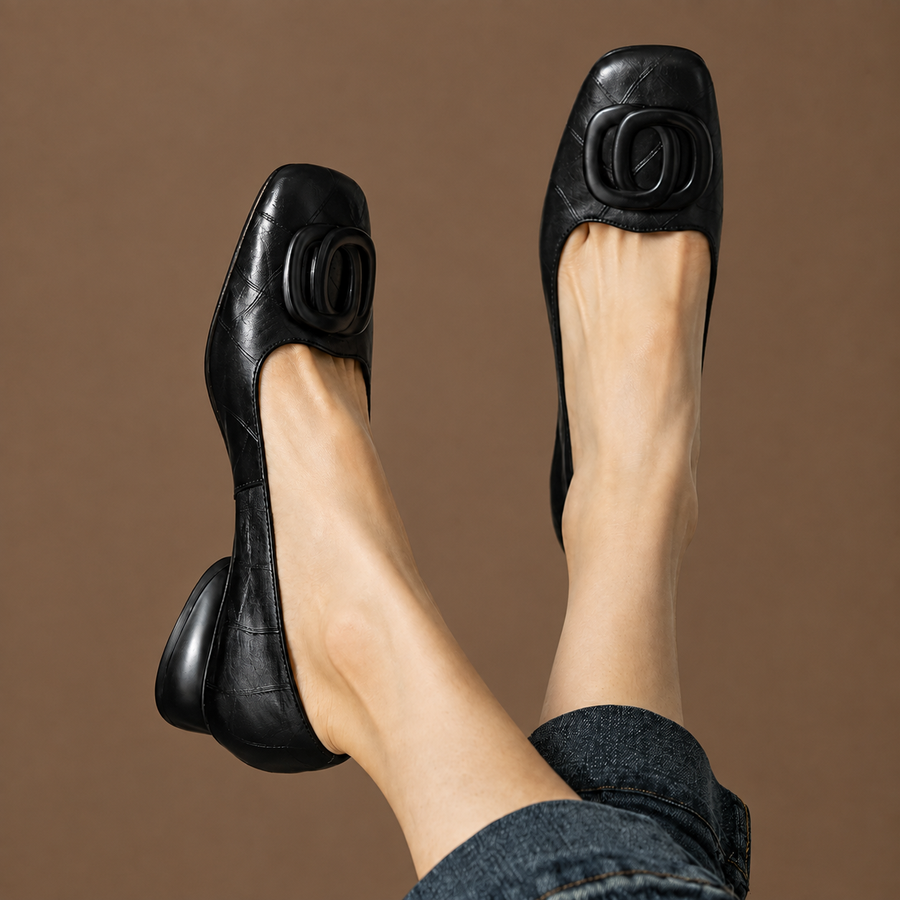 Opium | Leather Flats