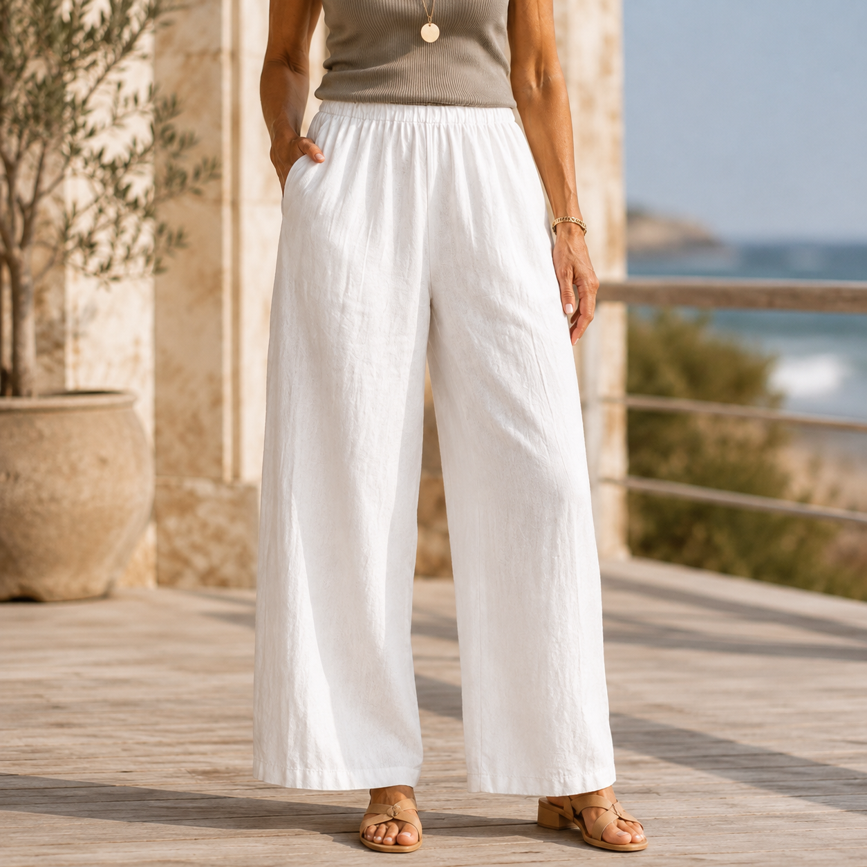 Amalia Linen Trousers