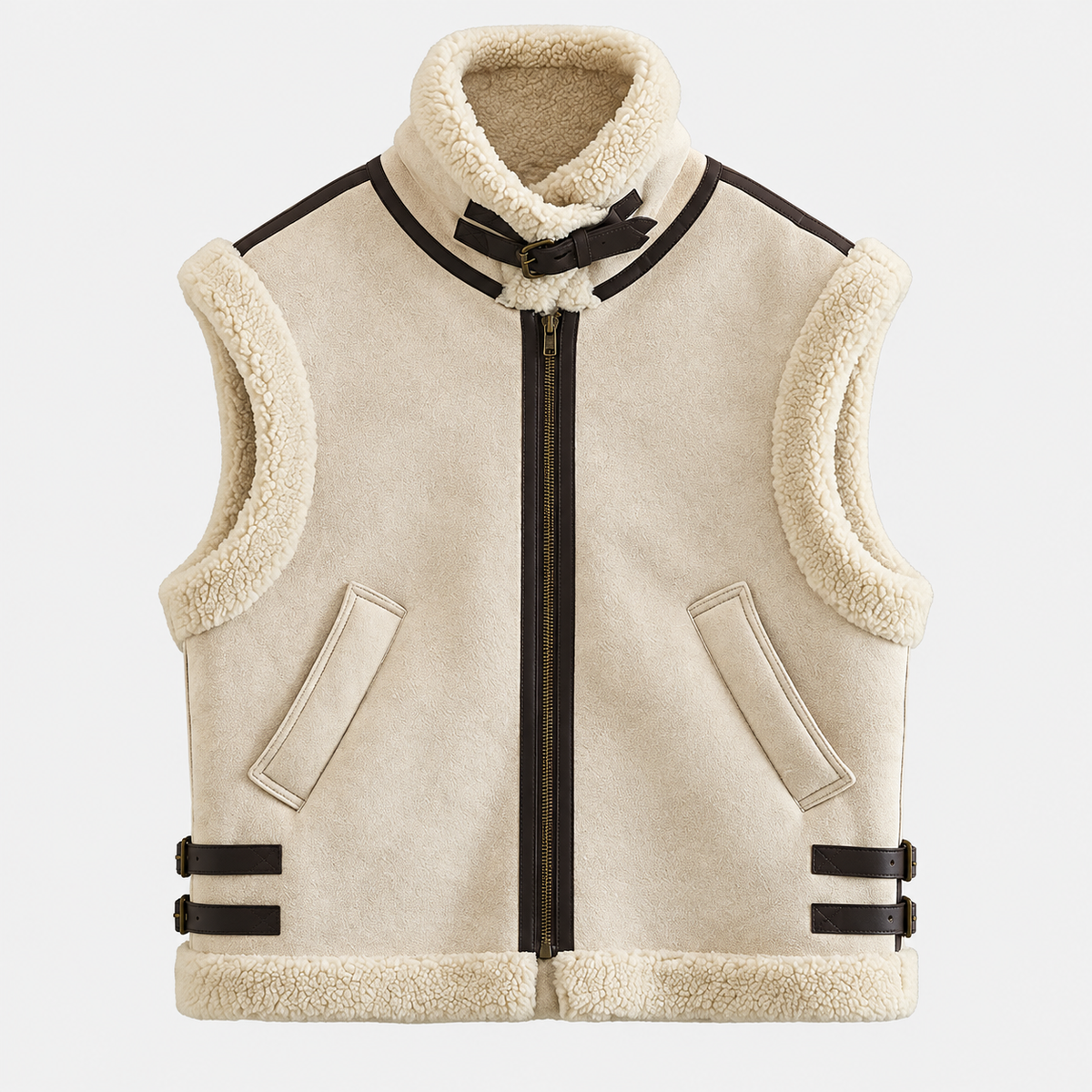 Genevieve | Shearling-Effect Vest