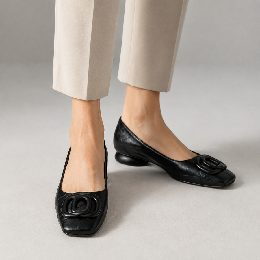 Opium | Leather Flats