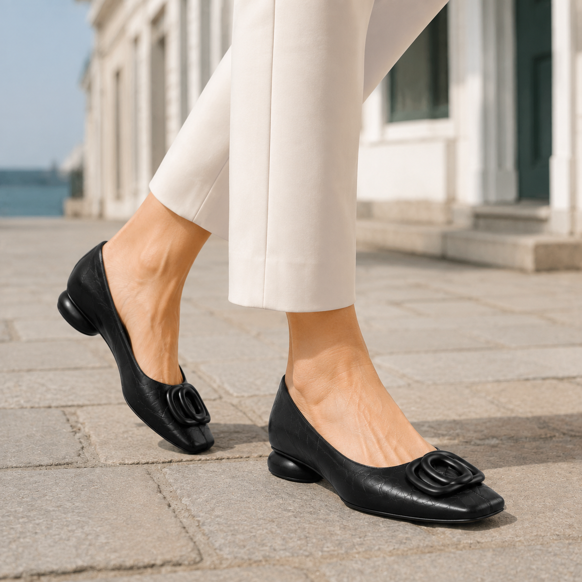Opium | Leather Flats