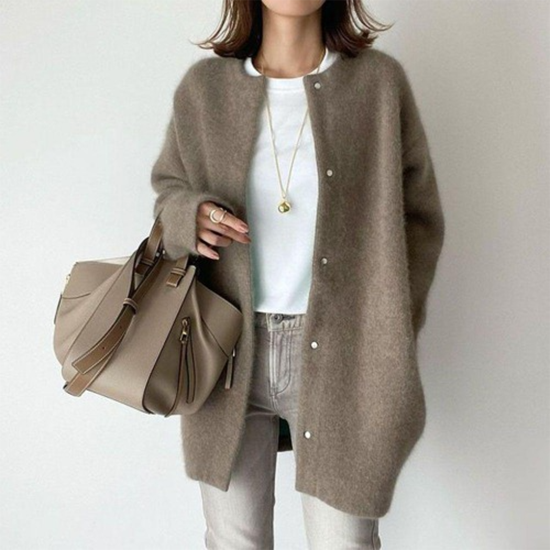 Alicia | Long Soft Knit Cardigan