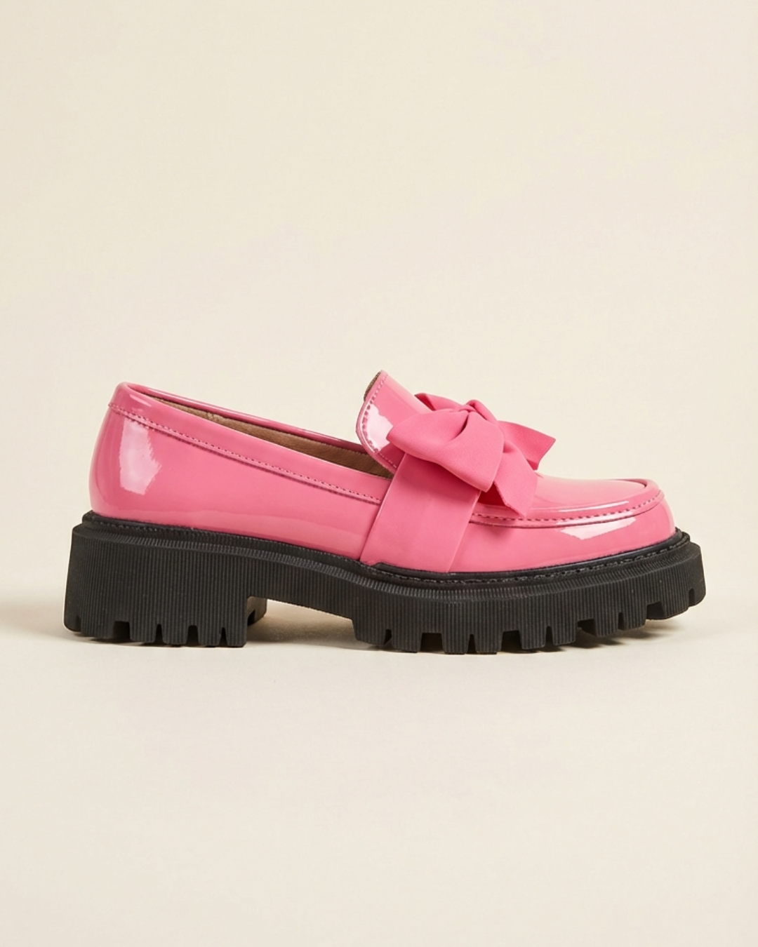 Violeta - Bow Platform Loafers