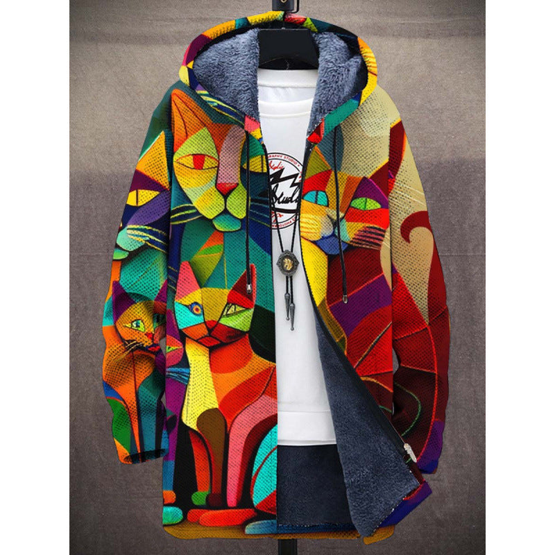 Kathleen | Artful Hooded Cardigan