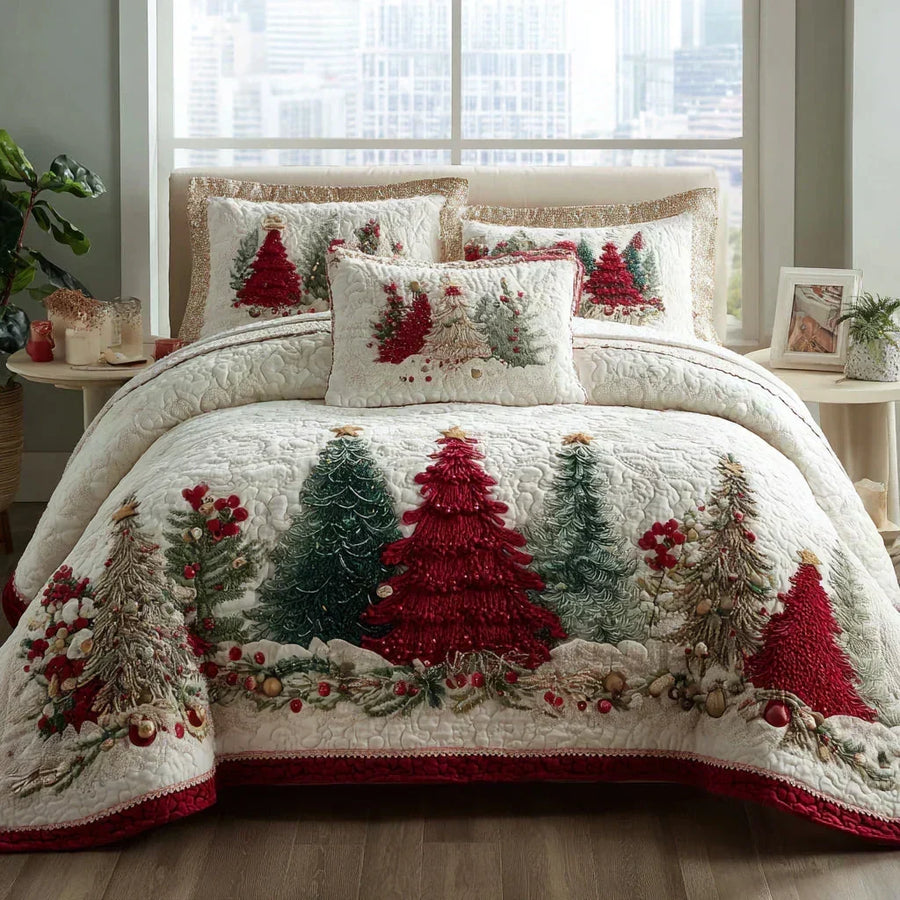 3-Piece Quilted Bedding Set – Winter Wonder