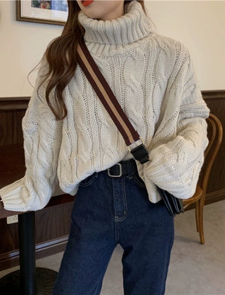 Mira turtleneck sweater - detail