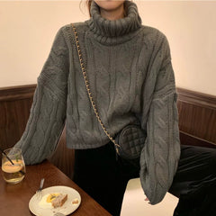 Mira turtleneck sweater - detail