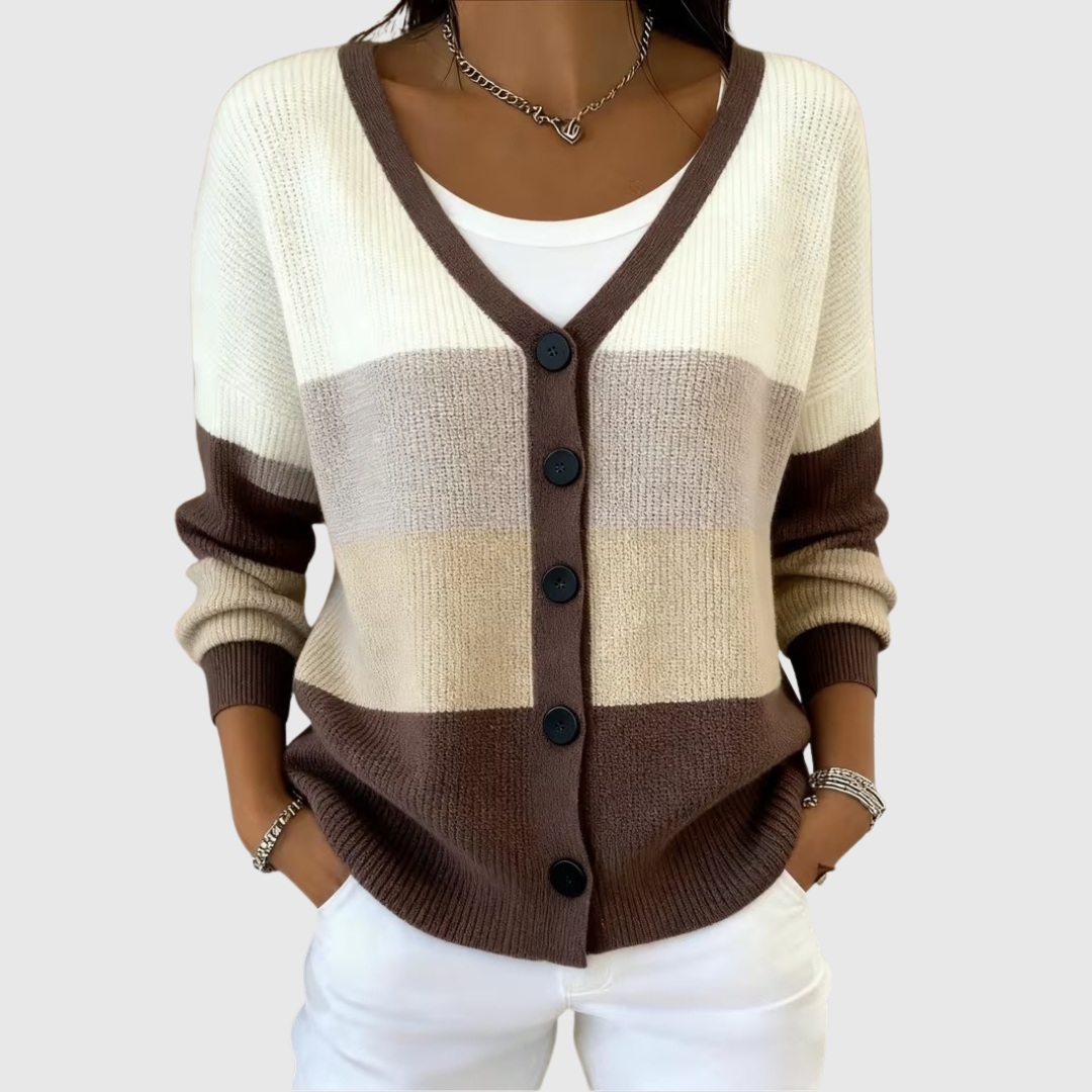Nell | Buttoned Knit Cardigan