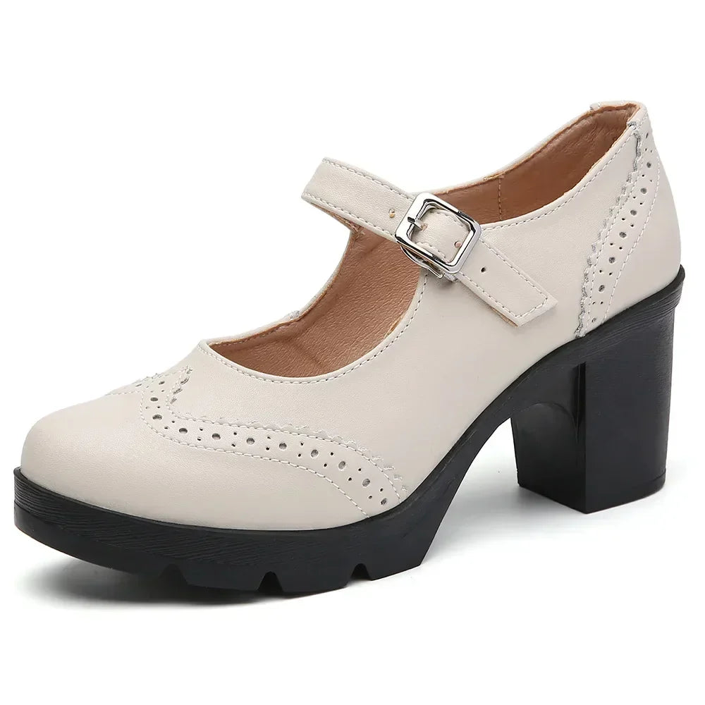 Suzy | Elegant Leather Pumps