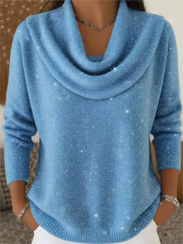 Nebula | Draped-Neck Sweater