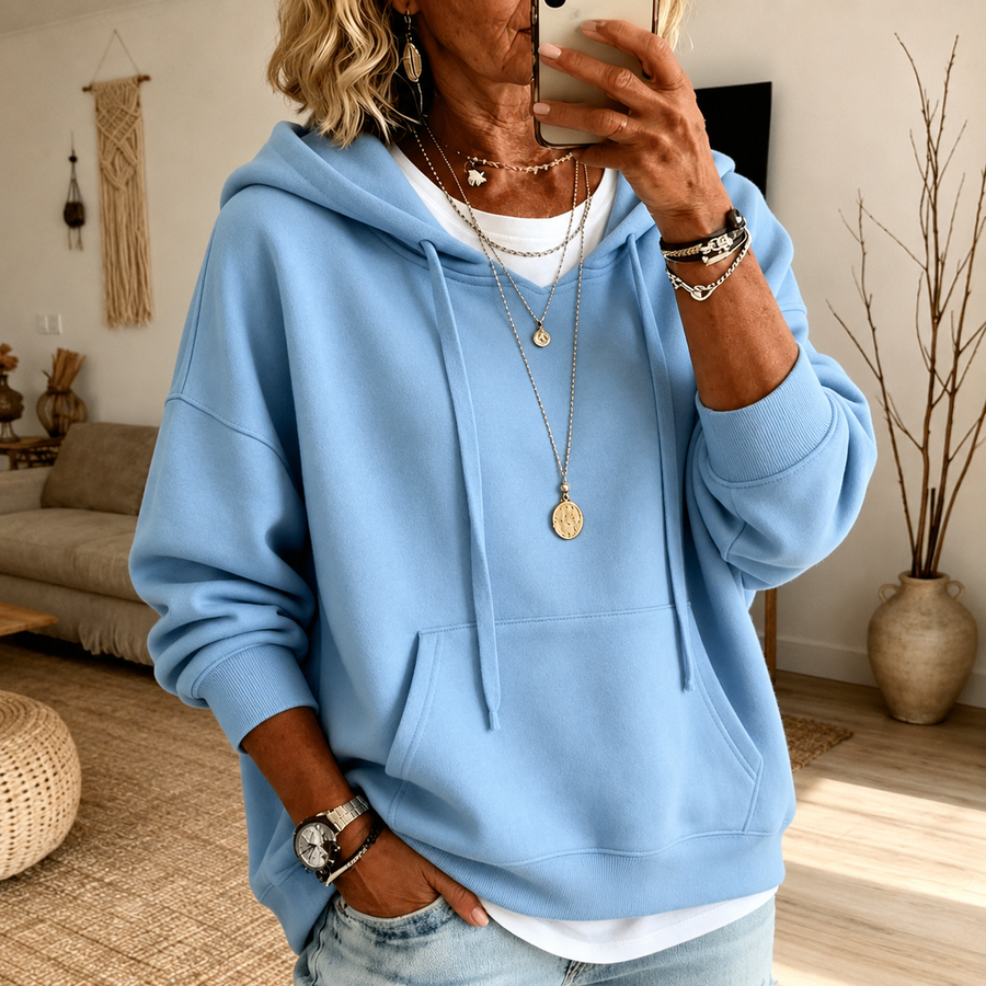 Ines™ | Sky Blue Hoodie