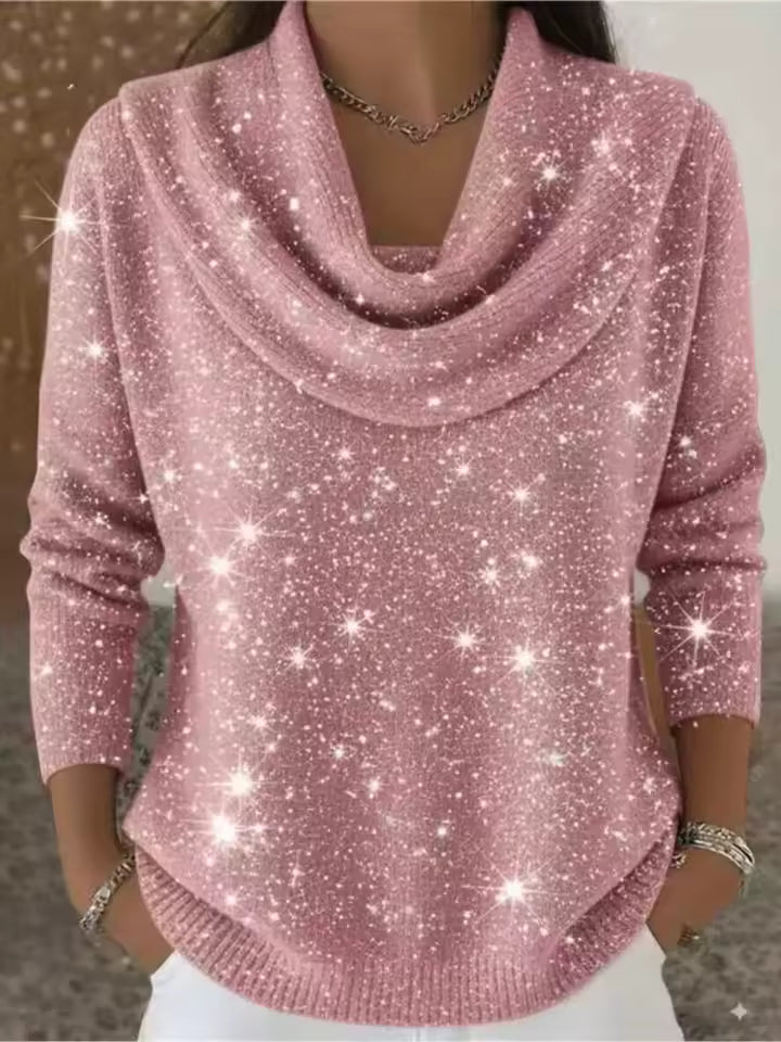 Nebula | Draped-Neck Sweater