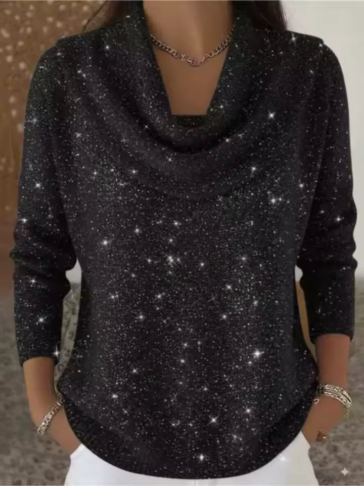 Nebula | Draped-Neck Sweater