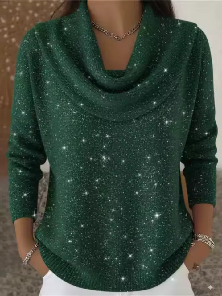 Nebula | Draped-Neck Sweater