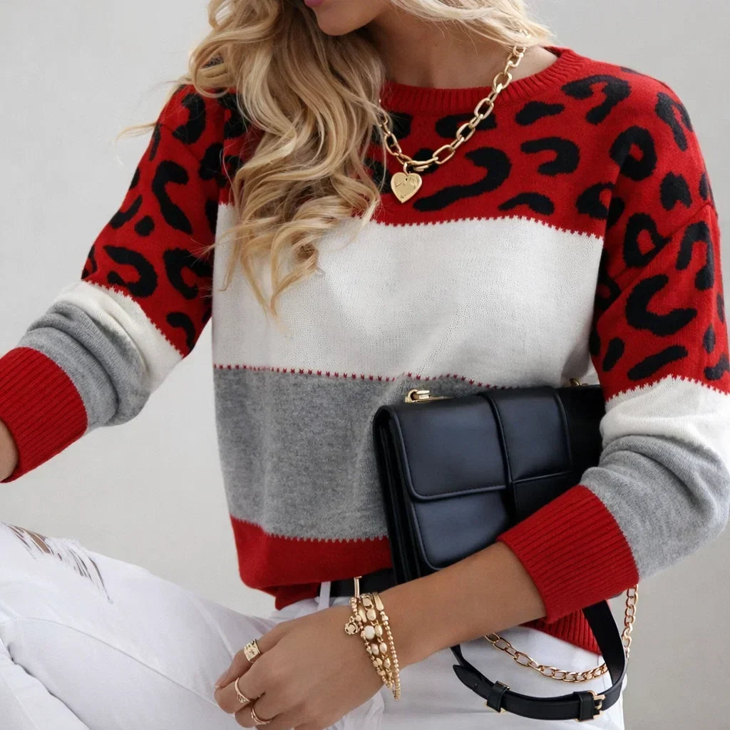 Sofia | Leopard Print Casual Sweater