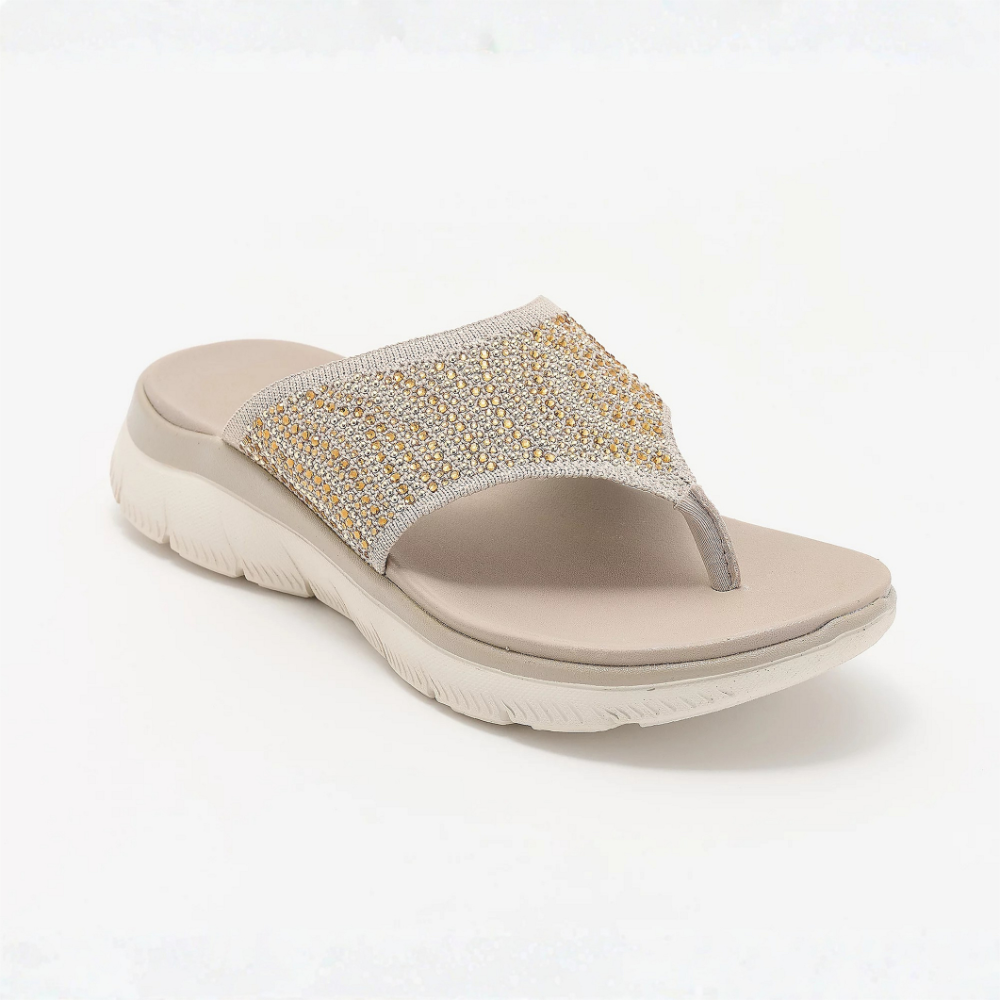 LIORA™ | Crystal Mesh Strap Comfort Sandals