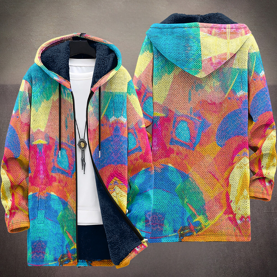 Carolyn | Artful Hooded Cardigan