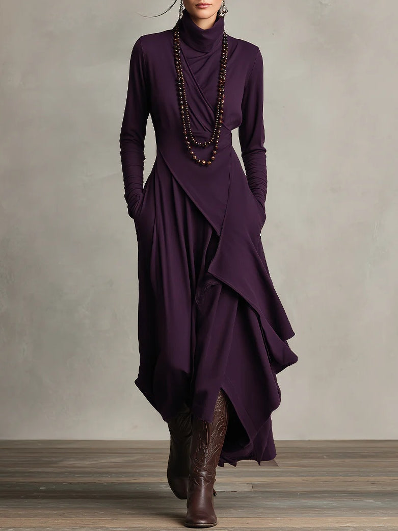 Genevieve | Turtleneck Maxi Dress