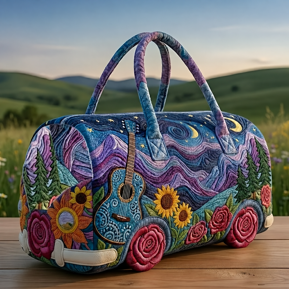 MELODYVANA | QUILTED TRAVEL DUFFLE BAG